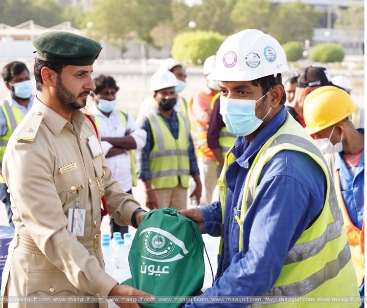 Dubai Police organizes Sports Day for 350 labourers